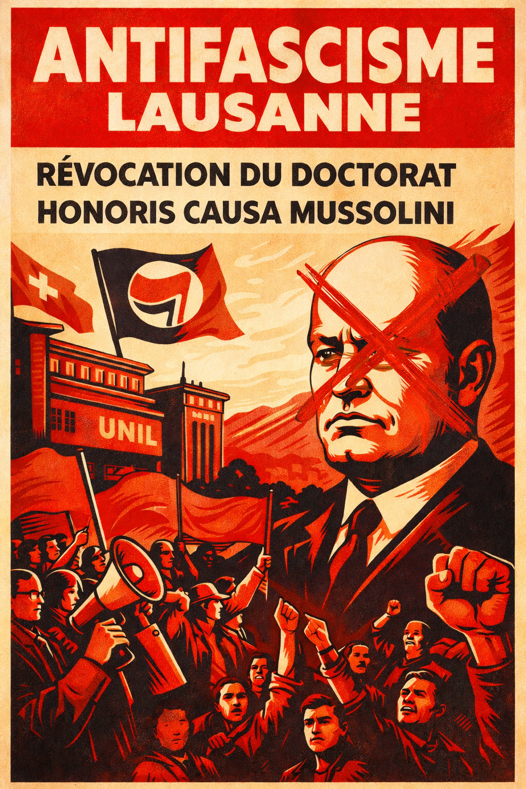 Antifascisme Lausanne: la révocation du doctorat honoris causa de Mussolini