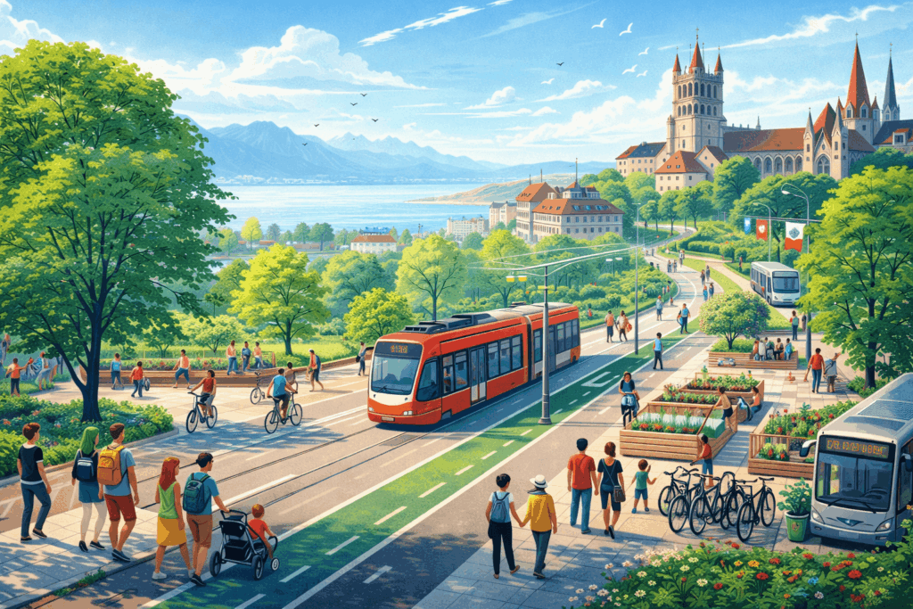 Lausanne sans voiture 2035: la transformation radicale!